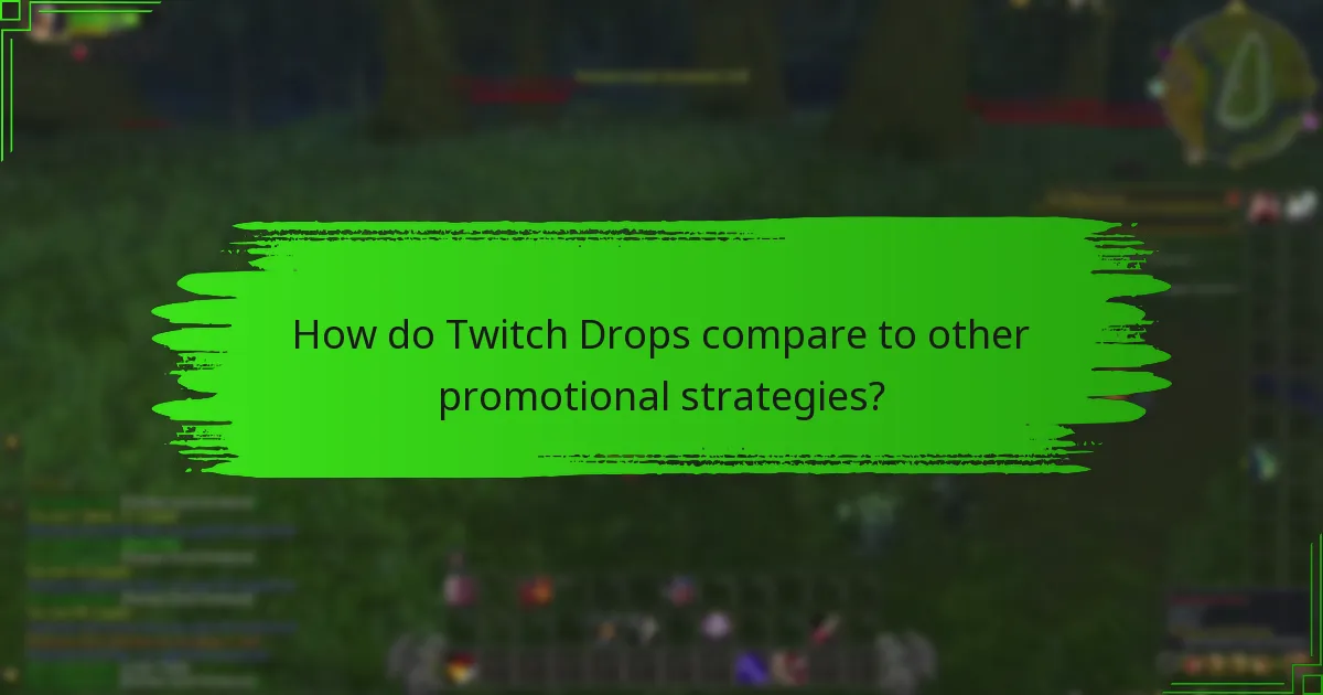 How do Twitch Drops compare to other promotional strategies?