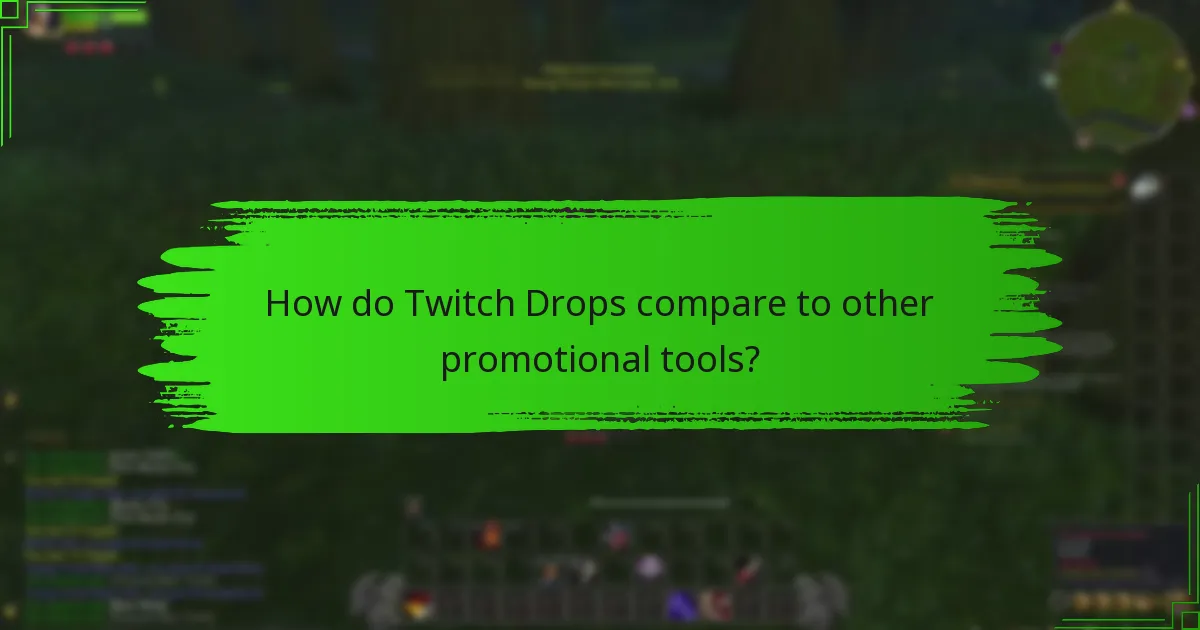 How do Twitch Drops compare to other promotional tools?
